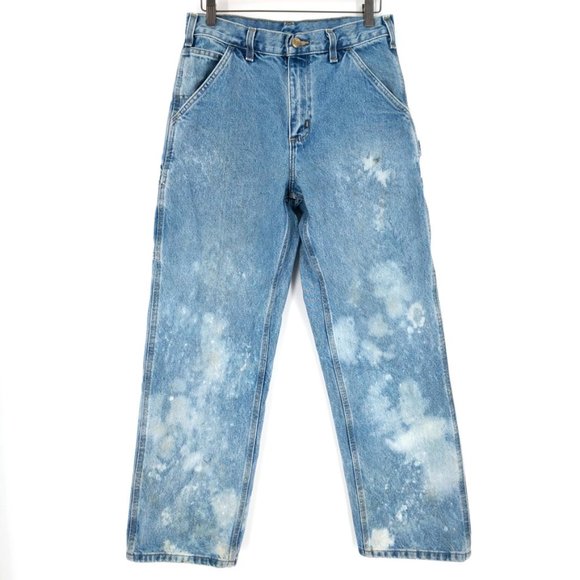 Carhartt Other - Vintage Carhartt Custom Dyed Dungaree Jeans 30x30